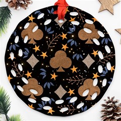 Seamless Pattern Repeat Repetition Round Filigree Ornament (two Sides)