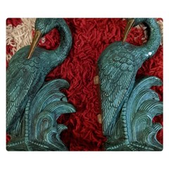 Birds Two Sides Premium Plush Fleece Blanket (kids Size)