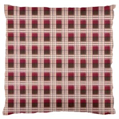 Retro 60s 50s Plaid Pattern 2 Large Cushion Case (one Side)