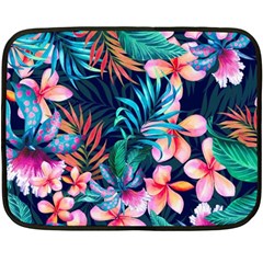Hawaiian Flowers Hawaii Fleece Blanket (mini)