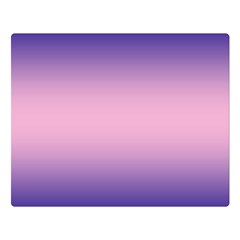 Navy Blue To Cotton Candy Pink Bilinear Gradient Two Sides Premium Plush Fleece Blanket (large)