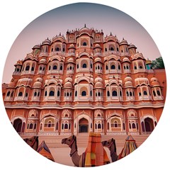 Rajasthan Hawa Mahal Wooden Bottle Opener (round)