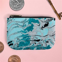 Fluid Turquoise Mini Coin Purse