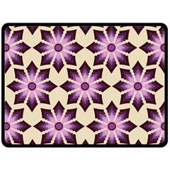 Pattern Design Star Snowflake 56  X 80  Fleece Blanket (large)