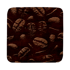Coffee Beans Square Wood Guitar Pick Holder Case And Picks Set