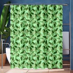 Leaves Pattern Texture Seamless Shower Curtain 60  X 72  (medium) 
