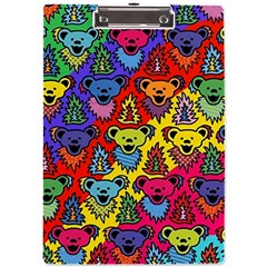 Grateful Dead Jam Bears A4 Acrylic Clipboard