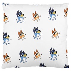 Bluey, Bluey Merch, Bluey Pattern, Bluey Bluey, Bingo, Bluey Design, Bluey Dog Large Cushion Case (one Side)