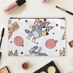Bluey, Bluey Merch, Bluey Pattern, Bluey Bluey, Bingo, Bluey Design, Bluey Dog Cosmetic Bag (large)