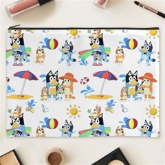 Bluey, Bluey Merch, Bluey Pattern, Bluey Bluey, Bingo, Bluey Design, Bluey Dog Cosmetic Bag (xxxl)