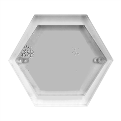 Mid Century Retro Floral 1970s 1960s Pattern 82 Hexagon Wood Jewelry Box