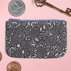 Mid Century Retro Floral 1970s 1960s Pattern 85 Large Coin Purse