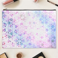 Digital Art Artwork Abstract Pink Purple Cosmetic Bag (xxxl)