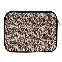 Brown Beige Snake Pattern Apple Ipad 2/3/4 Zipper Cases