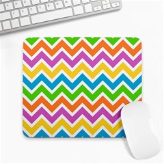 Chevron Pattern Design Texture Large Mousepad