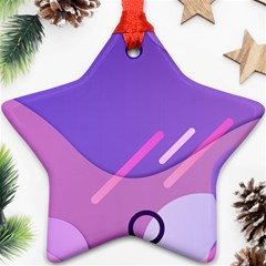 Colorful Labstract Wallpaper Theme Ornament (star)