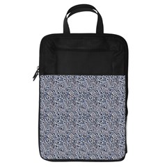 Blue Black Snake Pattern Foldable Shoe Storage Bag