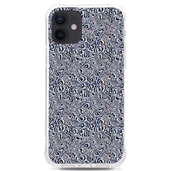 Blue Black Snake Pattern Iphone 12/12 Pro Tpu Uv Print Case