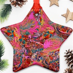 Collage  Star Ornament (two Sides)