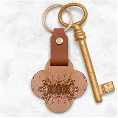 Pour Repeats Engraved Wood Key Chain
